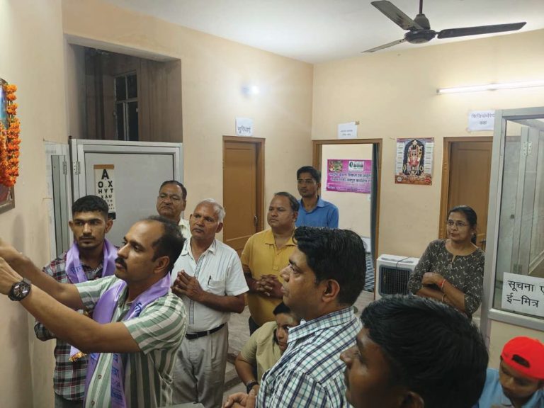 सक्षम स्थापना दिवस 20 जून 2024 के उपलक्ष मे नेत्र जाँच शिविर